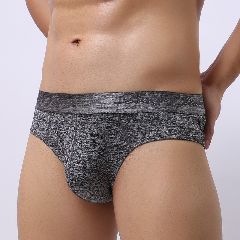 Long will send the new men's sexy mid-waist men's briefs U-convex youth briefs trendy men's 434