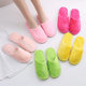New plush indoor home autumn and winter wooden floor warm EVA moon cotton slippers Cixi