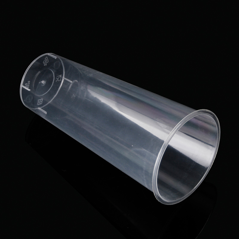 Disposable milk tea cup PP plastic cup thickened transparent injection cup juice beverage cup sample link