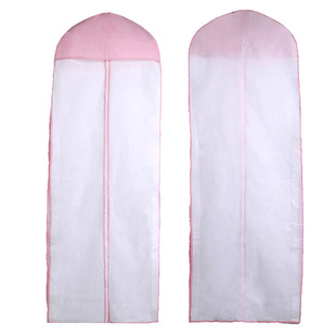 Factory direct non-woven wedding dust cover dress dust bag wedding dust cover 150cm lengthened powder edge