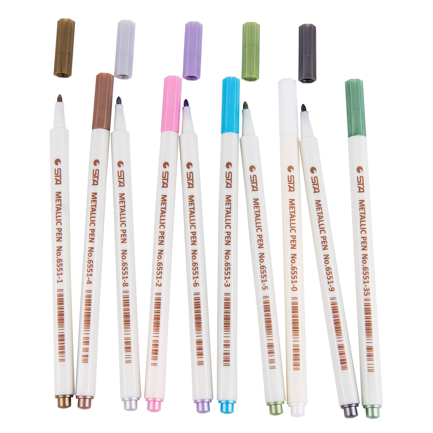 Stasta 6551 cross-border supply metal pen paint pen metal color pen wholesale sales