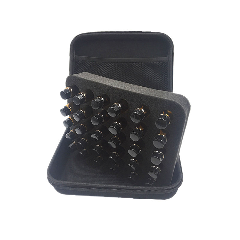 Cross-border commodity manufacturers in stock wholesale 30 grid 10ML essential oil storage bag display box anti-shake protection sub-bottle bag