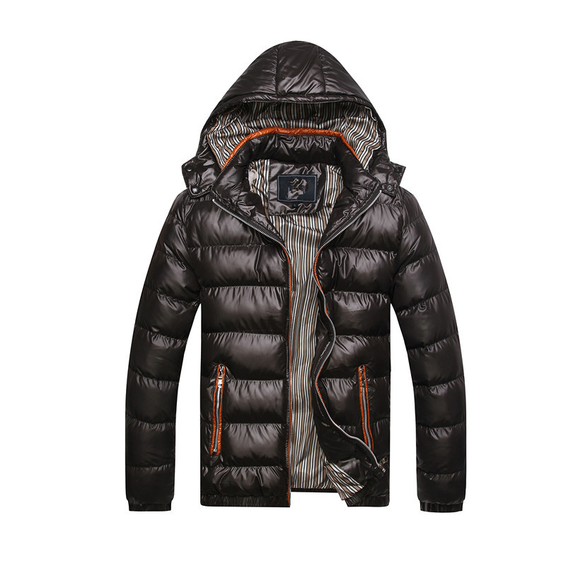 Amazon Foreign Trade Men's Autumn and Winter New Cotton Clothes Men's Korean Style Stand Collar Men's Slim-fit Warm Men's Cotton-padded Jacket