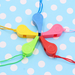 Sporting goods plastic whistle children's toys color Cheer cheer up referee whistle fans factory direct wholesale