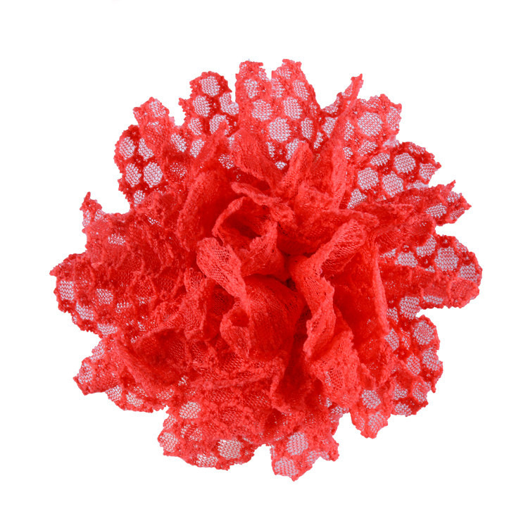 diy Shoe Flower Hat Flower Corsage Garment Decorative Handmade Flower 9cm Blended Gauze Large Flower Accessories 17 Colors