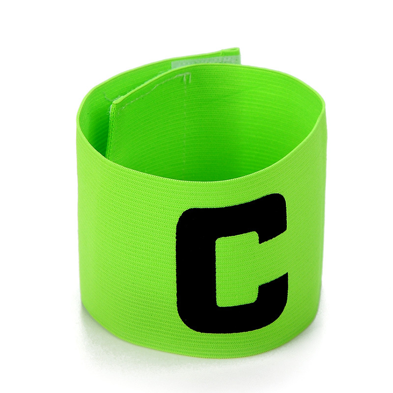 Captain's armband football game armband multicolor elastic armband elastic paste winding C logo no label