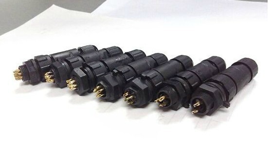 M14 welding wire butt waterproof male and female aviation joint male and female plug electronic wire and cable connector