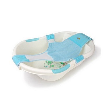 Large non-slip Cross Bath net baby bath net newborn bath bed tub bath net adjustable bracket color boxed