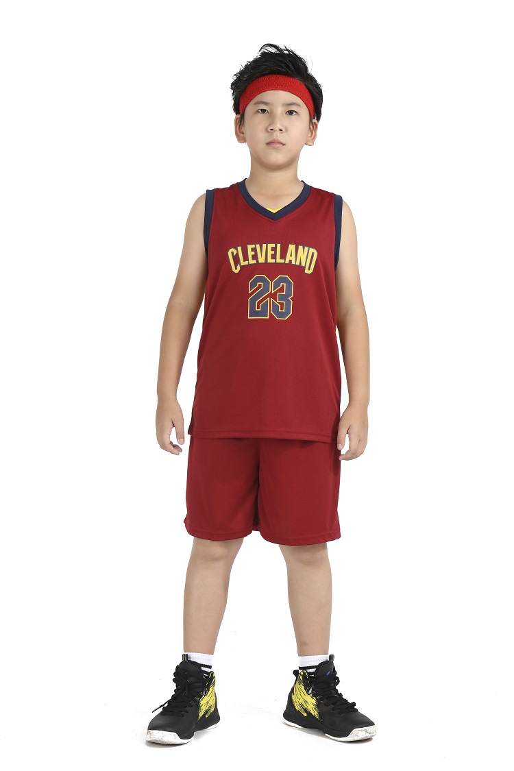 New New Season Children's Wear Knight Basketball Suit Baby James No.23 Jersey Children's Kindergarten Performance