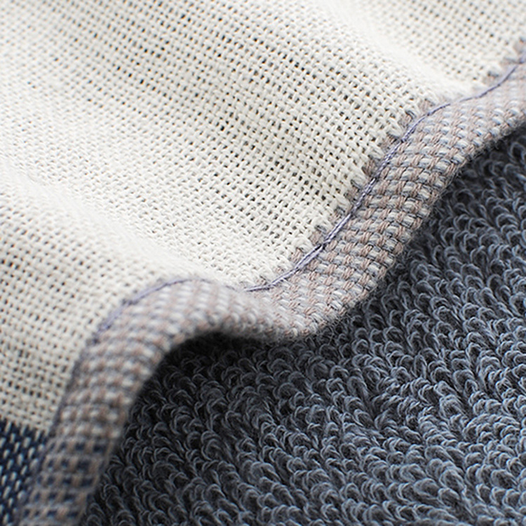 New pure cotton gauze striped towel soft and comfortable absorbent face towel supermarket gift daily necessities wholesale customization