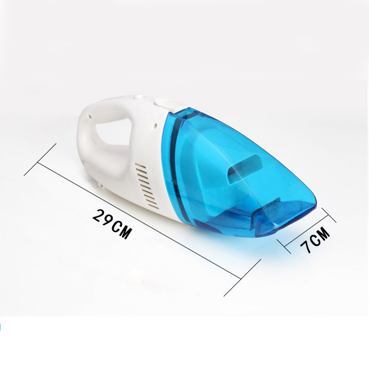 Gift specials wet and dry car mini vacuum cleaner portable car vacuum cleaning car small blue and white