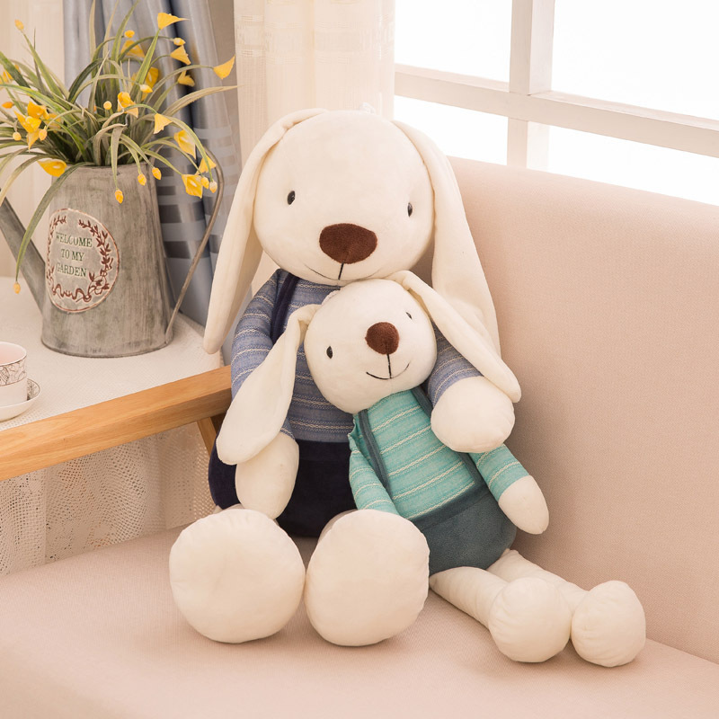 Cartoon Rabbit Sugar Rabbit Plush Toy Doll Grasping Machine Doll Long Ear Rabbit Plush Doll Gift Cute Hanging Ornaments