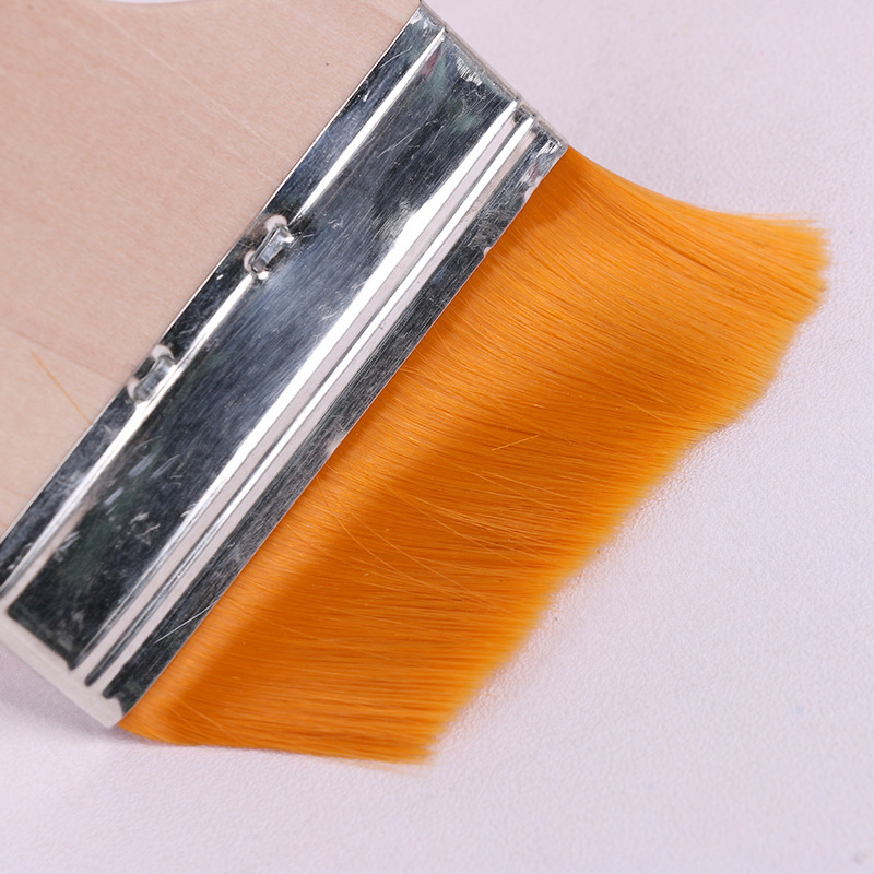 Nanchang manufacturers nylon plate brush wall paint brush cleaning dust acrylic watercolor oil painting plate brush wholesale