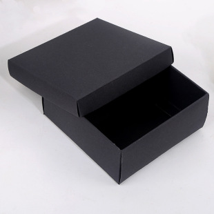 Factory custom Kraft paper gift box retro high-grade tea food gift box custom folding carton
