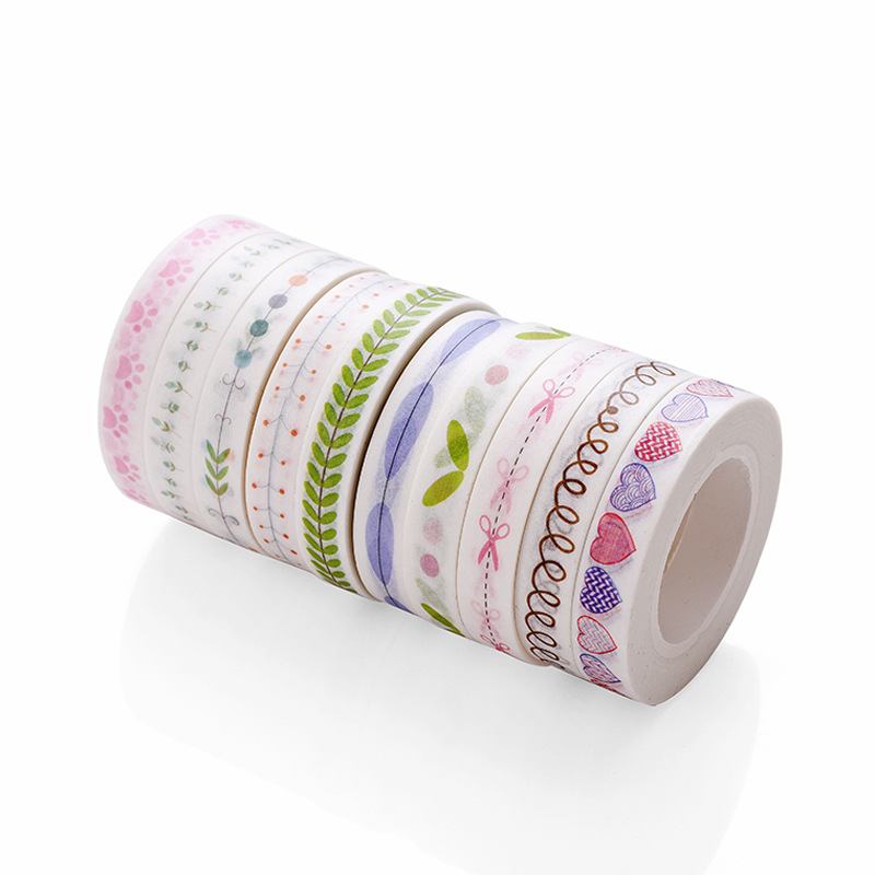8mm Fine Narrow and Paper Tape Decorative Stationery Split Line Hand Account Tape