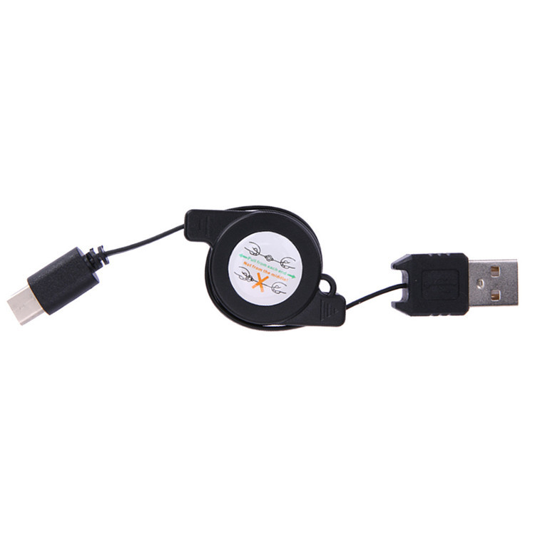 [Spot supply] stretch Type-c stretch telescopic data line Android interface mobile phone charging line 0.8 meters