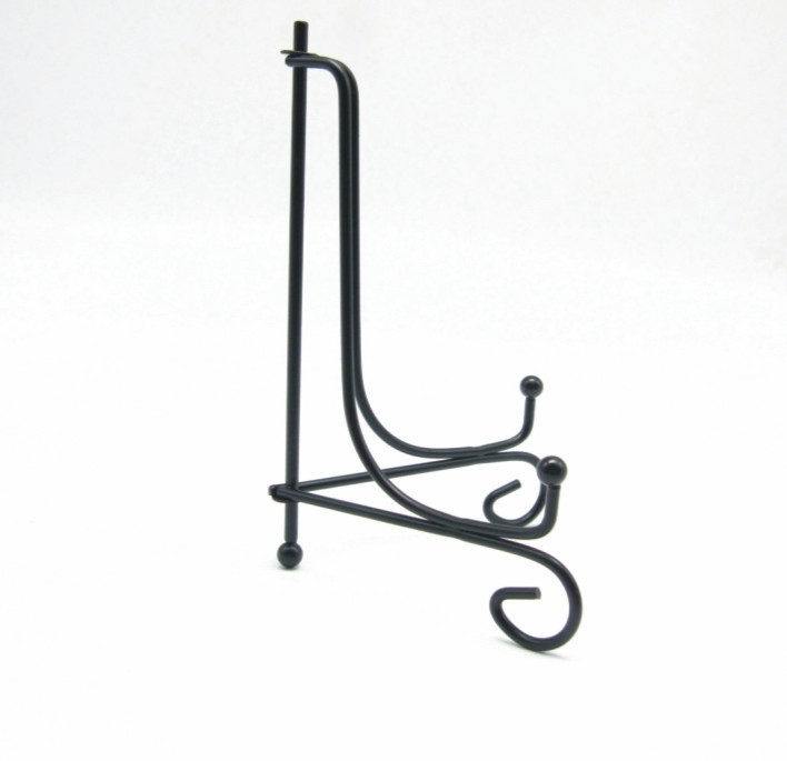 Wrought Iron Tea Cake Stand Pu'er Tea Stand Solid Iron Paint Stand Photo Frame Photo Album Stand Stone Painting Stand