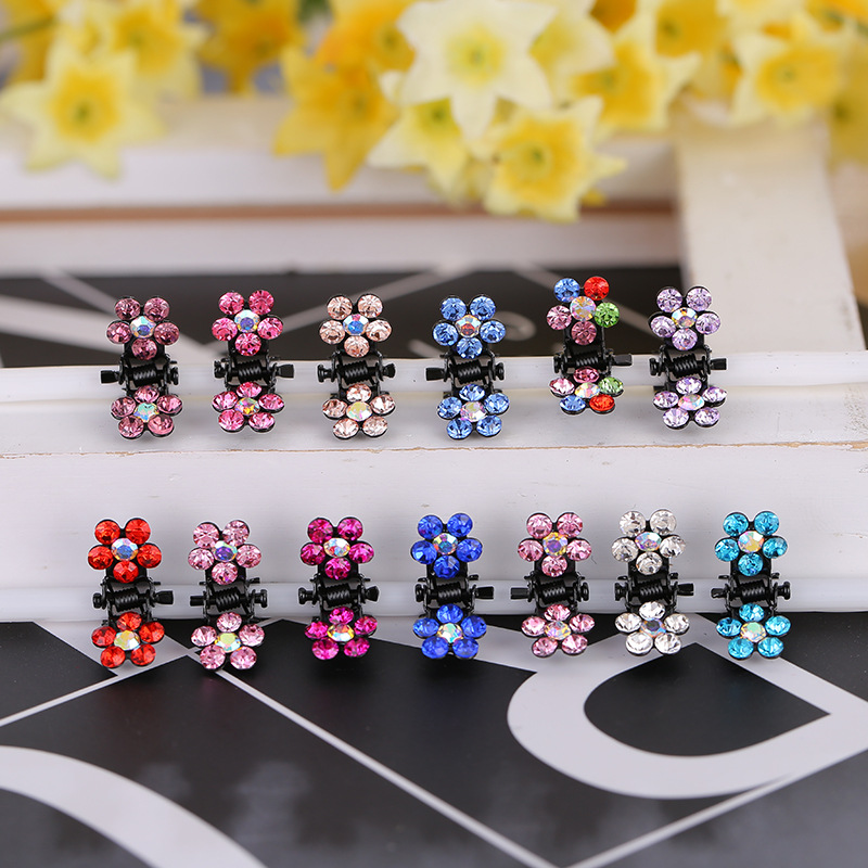 Stall supply Korean wind hair clip children's small grip clip trumpet 5+1 girls hair claw headdress a generation of hair