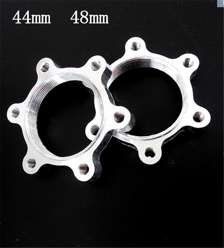 Aluminum alloy disc brake disc disc brake disc disc brake disc 6 hole threaded seat flange fittings disc thread conversion seat