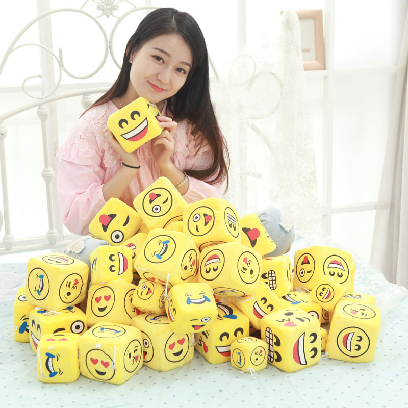 Plush dice grab Machine Bottom box sieve toy car pendant cartoon color car pendant manufacturers wholesale