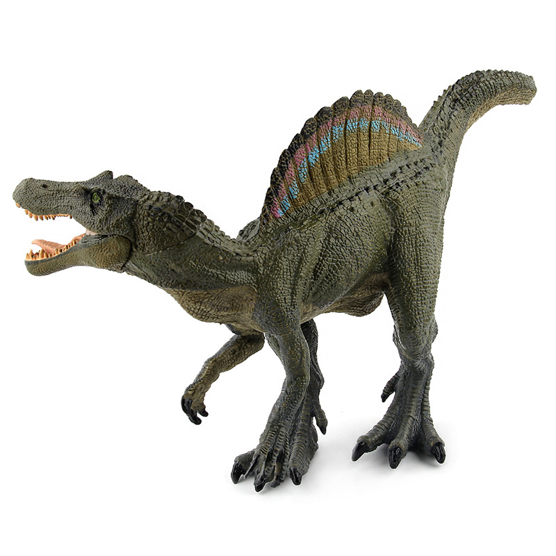 Manufacturers foreign trade Jurassic model children's simulation static plastic solid large dinosaur Spinosaurus