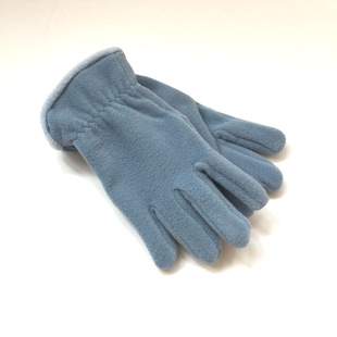 Export children's gloves big children boys women thick polar fleece fleece single-layer gloves custom logo