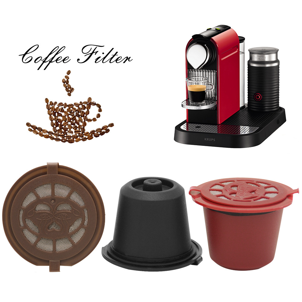 iCafilas suit reusable coffee capsule shell Nespresso Nestle capsule Cup coffee filter