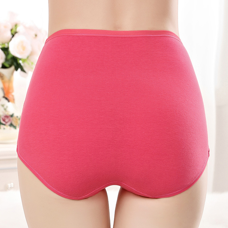 Printed high waist ladies underwear abdomen cotton underwear postpartum abdomen high waist briefs manufacturers wholesale