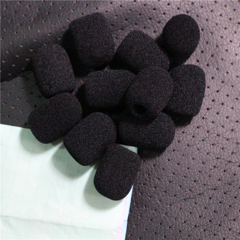 Microphone Sponge headset ear cotton microphone cover sponge cover head wear microphone collar clip microphone sponge Universal