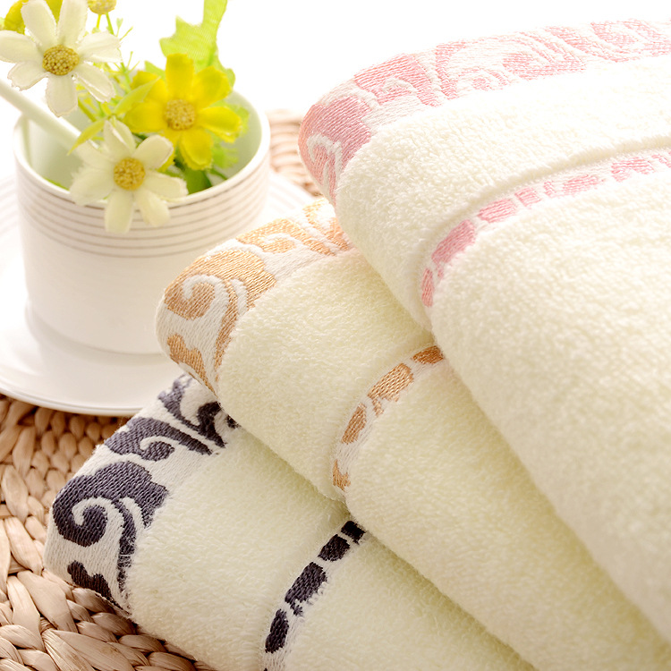 Towel Wholesale Cotton Towel Twistless Yarn Jacquard Xiangyun Thickened Towel Order Gift Towel Wholesale
