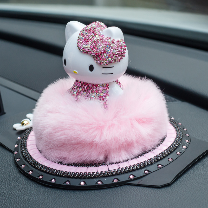 Katie car perfume seat perfume table cat car ornaments car perfume drill interior accessories KT center console