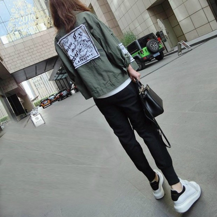 2025 Plain Color Women's Pants Spring and Autumn New Sports Pants Slimming Matchable Casual Long Pants Korean Version Student Mini-Halter Pants