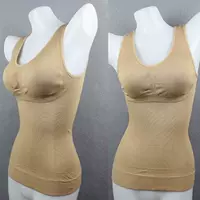 Ebay Amazon Cami Shaper, женская одежда для коррекции фигуры, тонировочный жилет для похудения живота, без стального кольца с нагрудной подушечкой