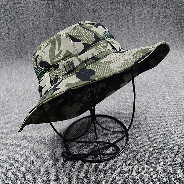 Hat Men's Summer Big Rim Hat Camouflage Fisherman's Hat Sun Protection Face Covering Outdoor Fishing Hat Sun Hat Women's Sun Hat Men's Sun Hat
