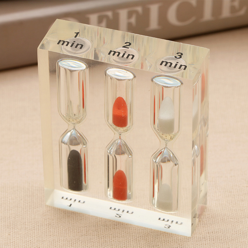 Hourglass timer 1/2/3/4/5 minutes creative time funnel home decoration ornaments holiday friends gift