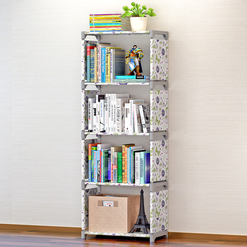 Solno Simple Bookcase Bookcase Storage Organize Storage Creative Combination Layer Shelf Floor-Standing Children's Bookshelf