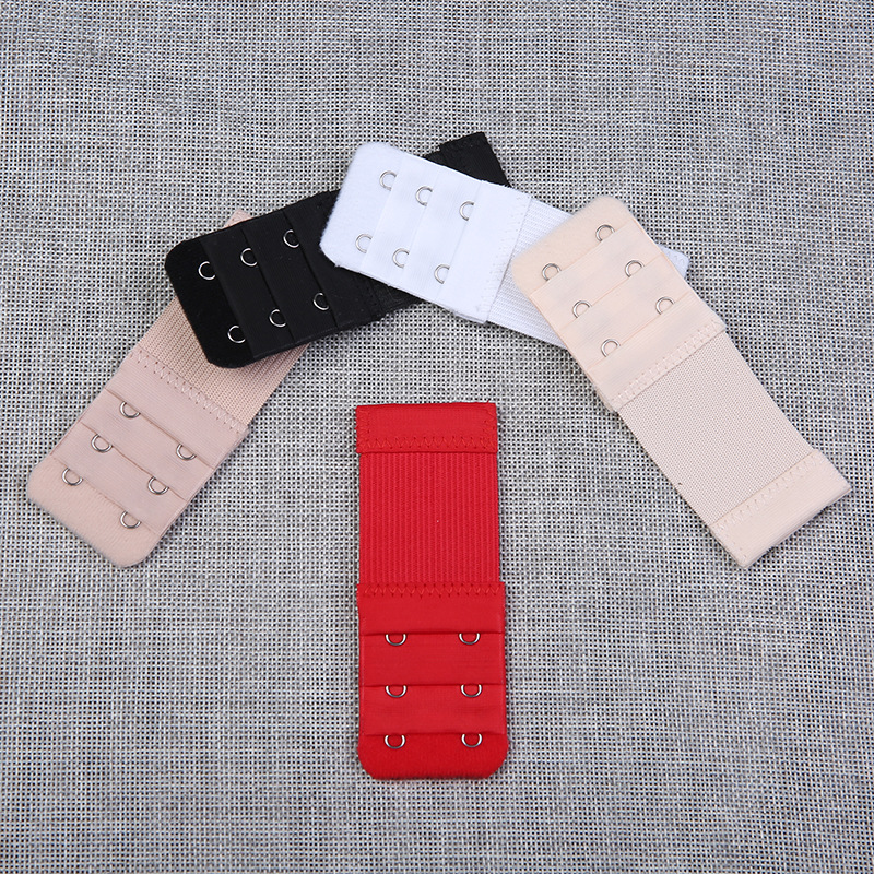 Elasto three rows of big two buckle 3.8cm underwear extension buckle AliExpress ladies bra back extension buckle wholesale