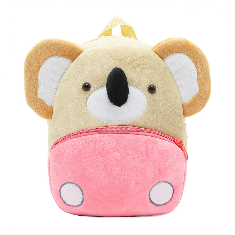 Keding Animal Koala Children's Bag Backpack Plush Backpack Animal Koala Early Childhood Education Relief Bag