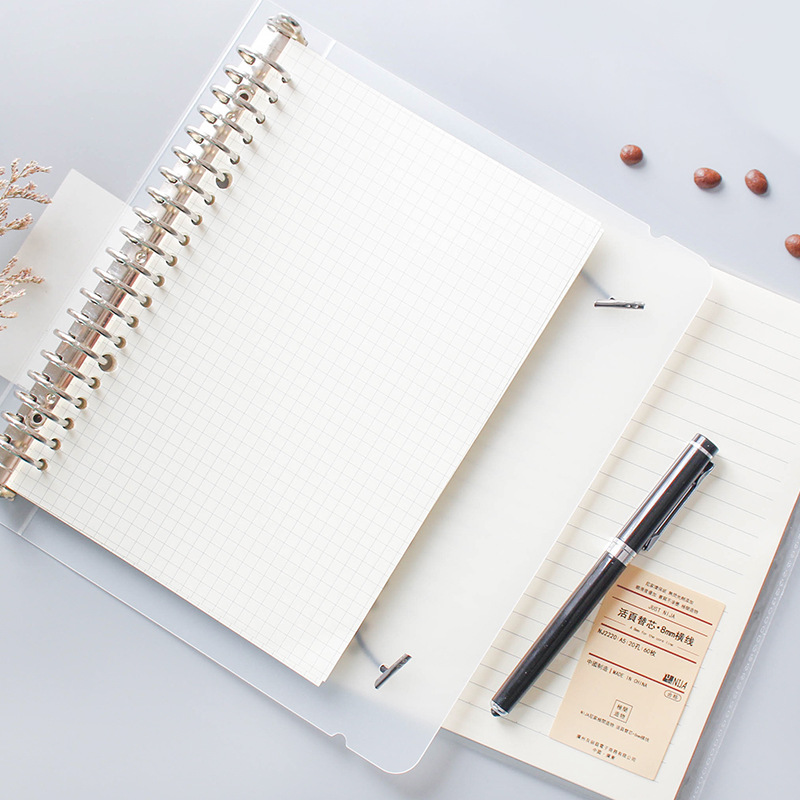 Loose-leaf notebook notebook core 6-hole 9-hole diary notebook core A7/A6/A5/B5 beige forest paper