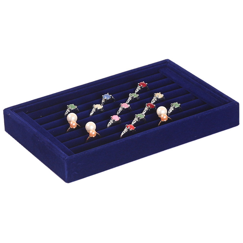 Yingyuan Creative Flannel Small Ring Plate Earring Plate Jewelry Box Jewelry Display Box Ring Box