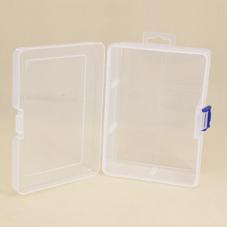 Transparent plastic box pp empty box storage box transparent hardware storage box jewelry parts box fishing gear jewelry finishing box