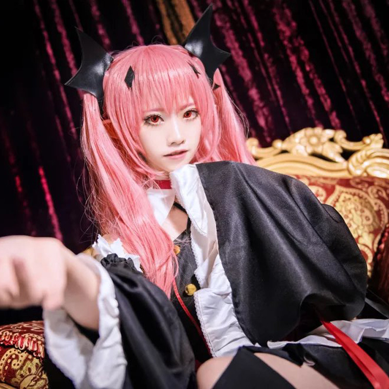 The end of the AliExpress of the Blazing Angel Witch vampire krutzepsi cosplay set a generation of hair