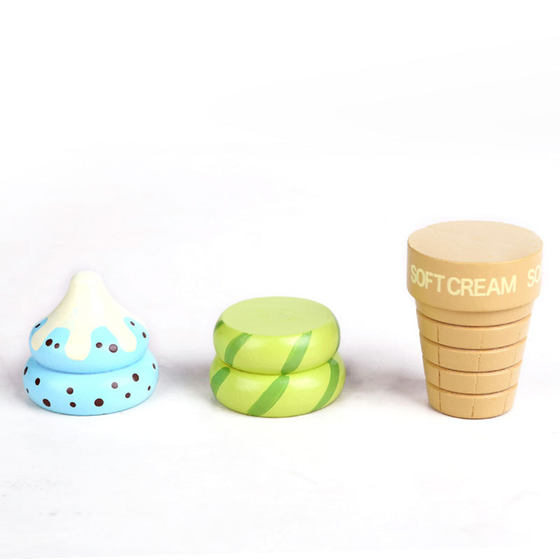 Children's magnetic diy play house ice cream toy 2025 new toy men's kitchen ice cream girl gift