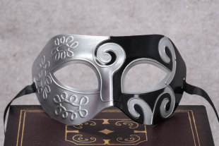 Jazz Mask Prince Mask Birthday Party Mask Flat Head Hard Plastic Carved Mask Factory Direct Sale