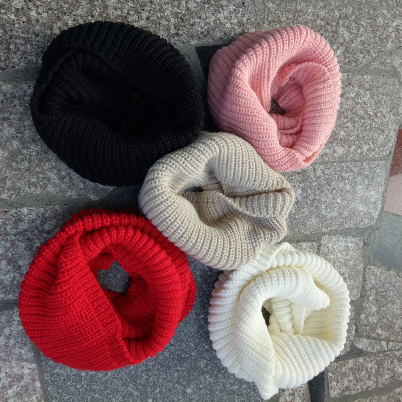 2020 Autumn and Winter new men's and women's pullover scarf baby knitted warm thick wool scarf wholesale