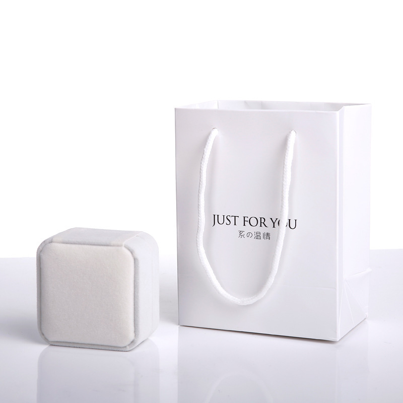 ジュエリー包装袋ギフトバッグジュエリーアクセサリー手提げ袋トランペット紙袋just for you収納袋|undefined