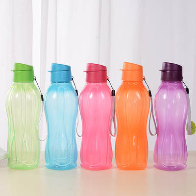 Plastic Cup Portable Portable Foreign Trade Original Outdoor Sports Water Cup Large Capacity Solid Color Space Cup Plastic Cup