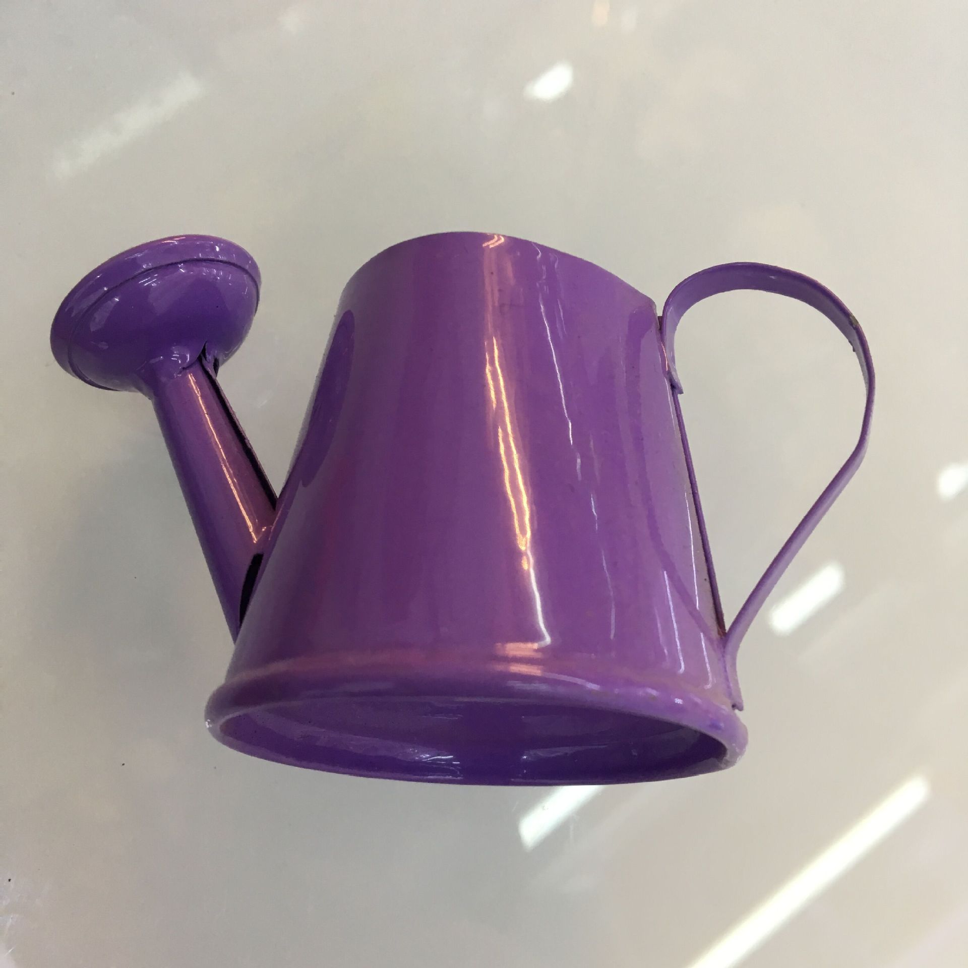 Color mini ultra-small watering kettle iron flower household decorative keg spot supply