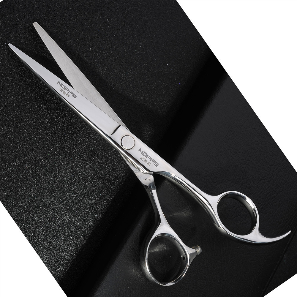 6 inch black silver hair stylist professional hairdressing scissors flat cut tooth scissors thin cut