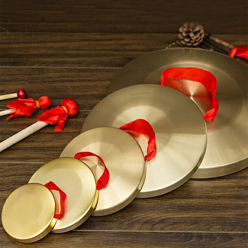 Qin Qingtong Gong 15cm 22cm32CM42cm Flood Control Early Warning Gong Opening Ceremony Gong
